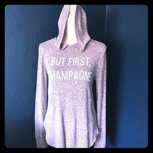 Grayson threads super soft hooded shirt.